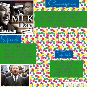 This si my MLK pic collage 